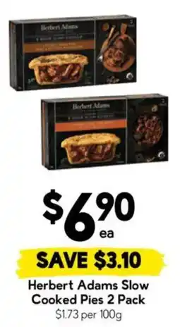 Drakes Herbert Adams Slow Cooked Pies offer