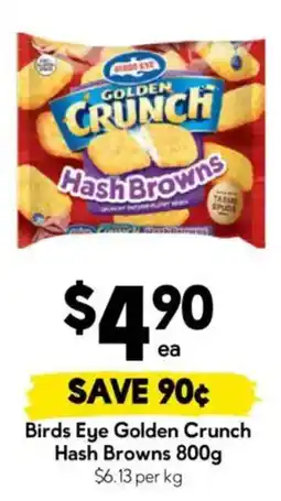 Drakes Birds Eye Golden Crunch Hash Browns offer