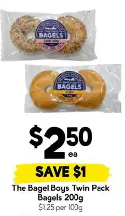 Drakes The Bagel Boys Twin Pack Bagels offer
