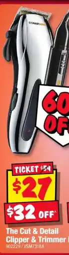 JB Hi-Fi Conairman The Cut & Detail Clipper & Trimmer offer