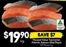Drakes Thawed Value Tasmanian Atlantic Salmon offer