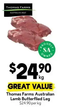 Drakes Thomas Farms Australian Lamb Butterfly Leg offer