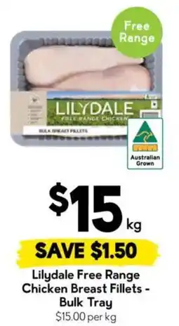Drakes Lilydale Free Range Chicken Breast Fillets offer