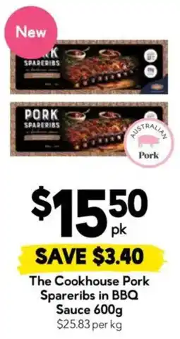 Drakes The Cookhouse Pork Spareribs in BBQ Sauce offer