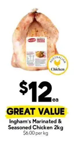 Drakes Ingham's Marinated & Seasoned Chicken offer