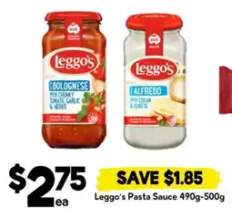 Drakes Leggo's Pasta Sauce offer