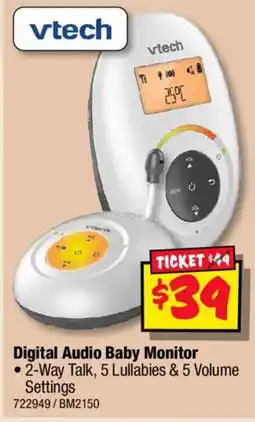 JB Hi-Fi Vtech Digital Audio Baby Monitor offer