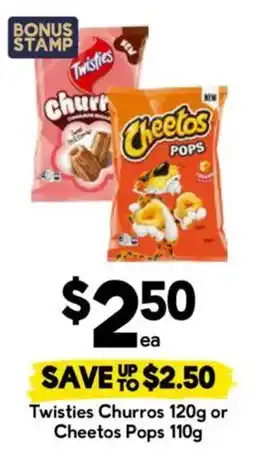 Drakes Twisties Churros offer
