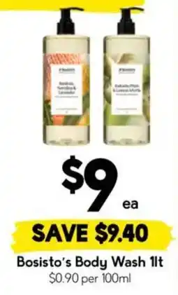 Drakes Bosisto's Body Wash offer