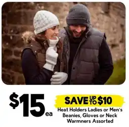 Drakes Heat Holders Ladies or Men's Beanies, Gloves or Neck Warmners Assorted offer
