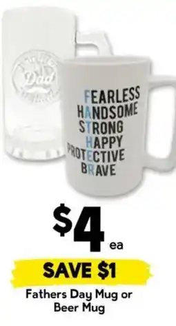 Drakes Fathers Day Mug or Beer Mug offer