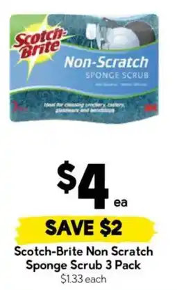Drakes Scotch-Brite Non Scratch Sponge Scrub offer
