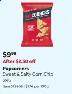 Costco Popcorners Sweet & Salty Corn Chip offer