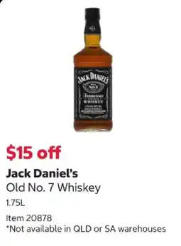Costco Jack Daniel's Old No. 7 Whiskey offer