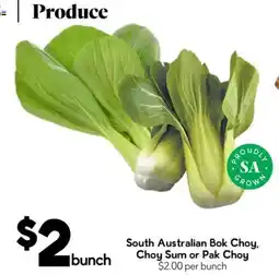 Drakes South Australian Bok Choy, Choy Sum or Pak Choy offer