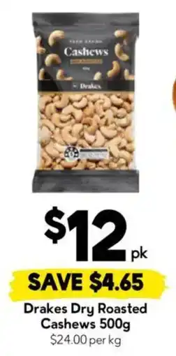 Drakes Drakes Dry Roasted Cashews offer