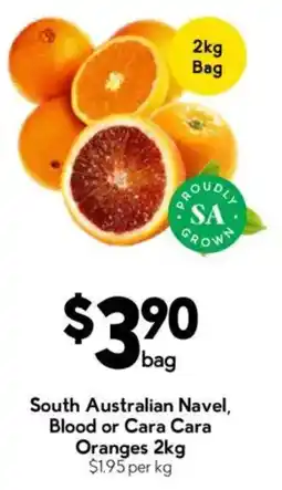 Drakes South Australian Navel, Blood or Cara Cara Oranges offer