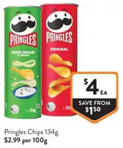 Foodworks Pringles Chips offer