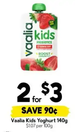 Drakes Vaalia Kids Yoghurt offer
