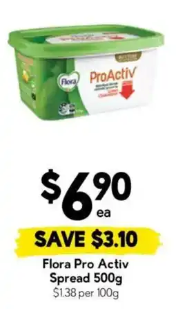 Drakes Flora Pro Activ Spread offer