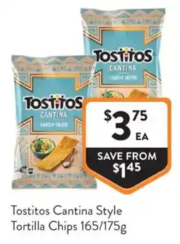 Foodworks Tostitos Cantina Style Tortilla Chips offer