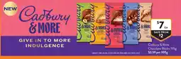 Foodworks Cadbury & More Chocolate Blocks offer