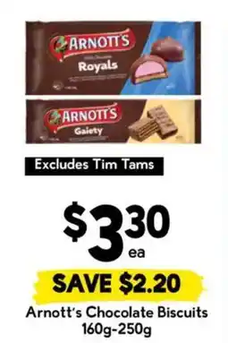 Drakes Arnott's Chocolate Biscuits offer