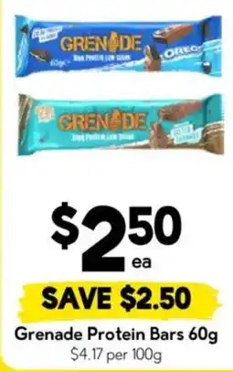 Drakes Grenade Protein Bars offer