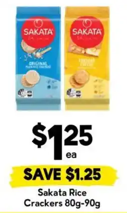 Drakes Sakata Rice Crackers offer