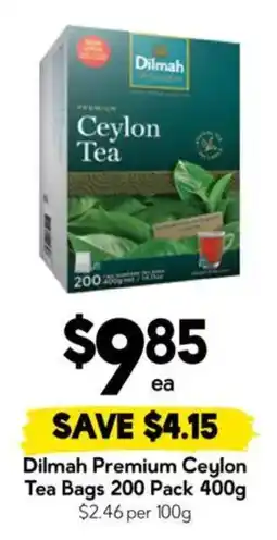 Drakes Dilmah Premium Ceylon Tea Bags offer
