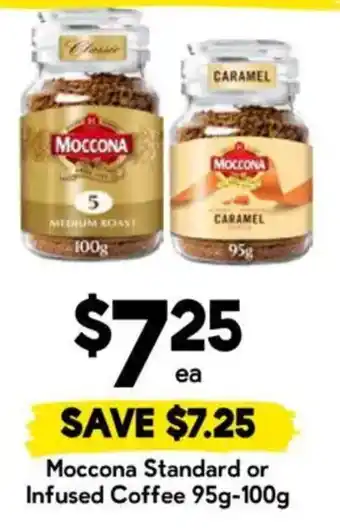 Moccona Standard or Infused Coffee