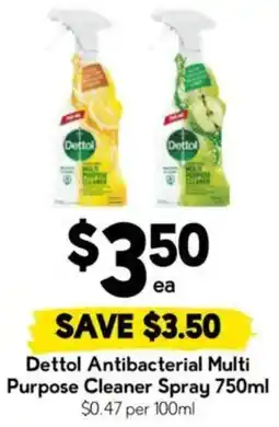 Drakes Dettol Antibacterial Multi Purpose Cleaner Spray offer