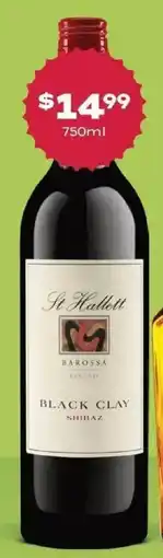 Thirsty Camel St Hallett Black Clay Shiraz offer