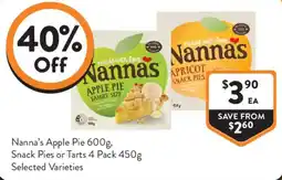 Foodworks Nanna's Apple Pie offer