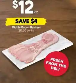 Drakes Middle Bacon Rashers offer