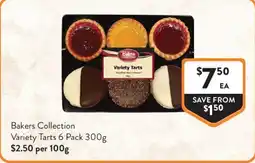 Foodworks Bakers Collection Variety Tarts offer