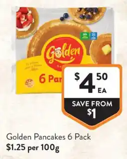 Foodworks Golden Pancakes offer