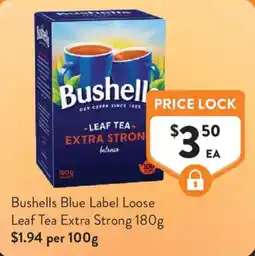 Foodworks Bushells Blue Label Loose Leaf Tea Extra Strong offer
