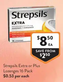 Foodworks Strepsils Extra Lozenges offer