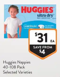 Foodworks Huggies Nappies offer