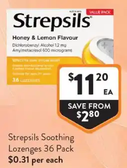 Foodworks Strepsils Soothing Lozenges offer