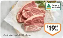 Foodworks Australian Lamb BBQ Chops offer