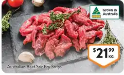 Foodworks Australian Beef Stir Fry Strips offer