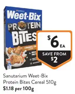 Foodworks Sanutarium Weet-Bix Protein Bites Cereal offer