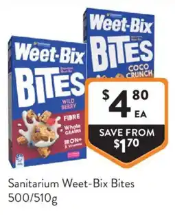 Foodworks Sanitarium Weet-Bix Bites offer