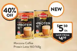 Foodworks Moccona Coffee Protein Latte offer