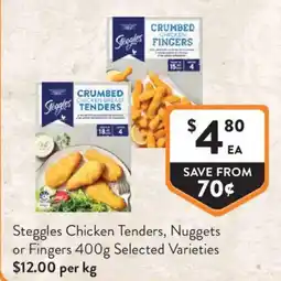 Foodworks Steggles Chicken Tenders offer