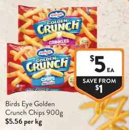 Foodworks Birds Eye Golden Crunch Chips offer