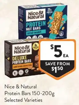 Foodworks Nice & Natural Protein Bars offer