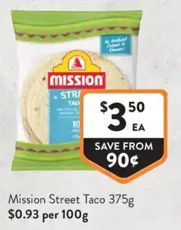 Foodworks Mission Street Taco offer